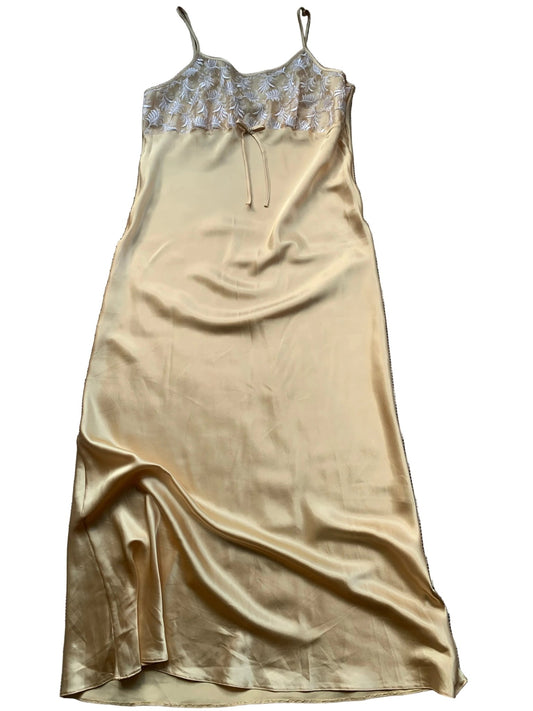 JFW gold satin nightie new Size 16 - KingsRoad1990