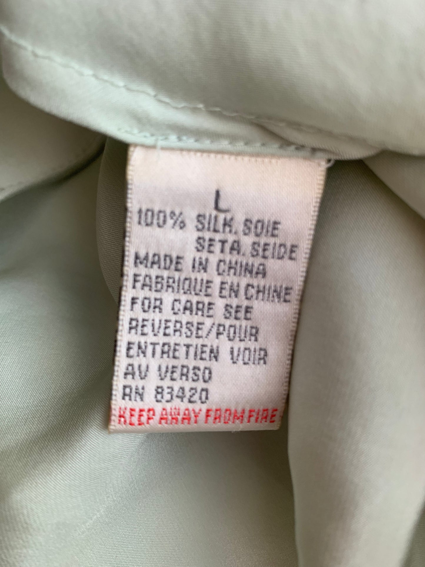 JFW silk short nightie new Size 10
