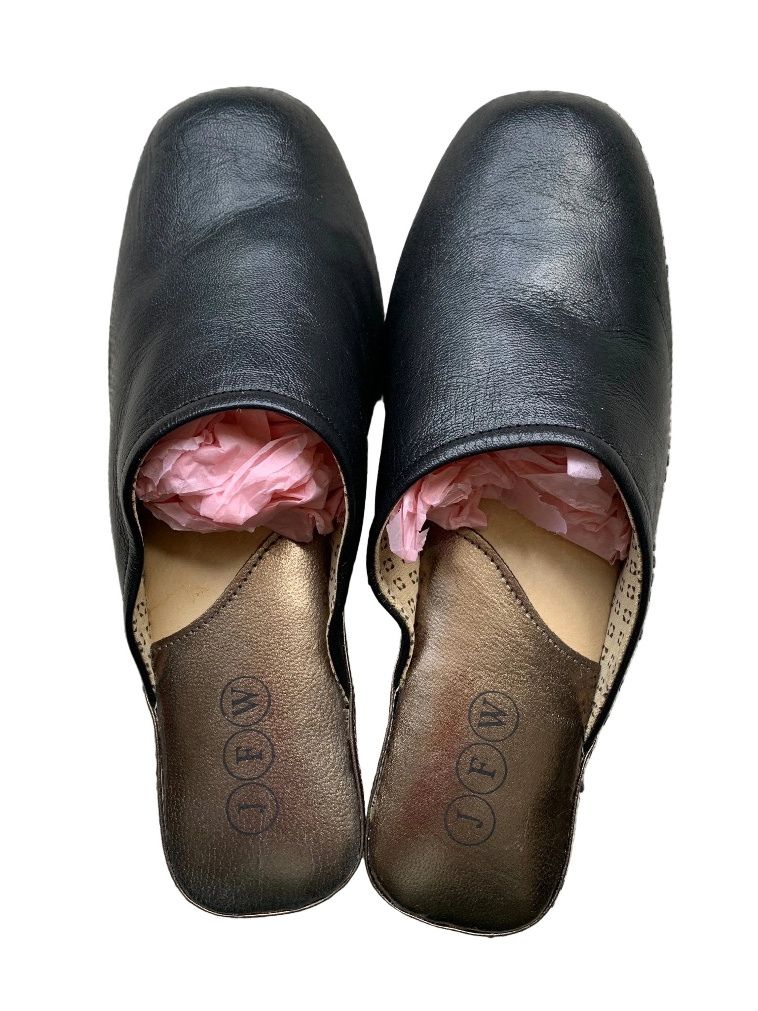 JFW leather wedge slippers Size 38 - KingsRoad1990