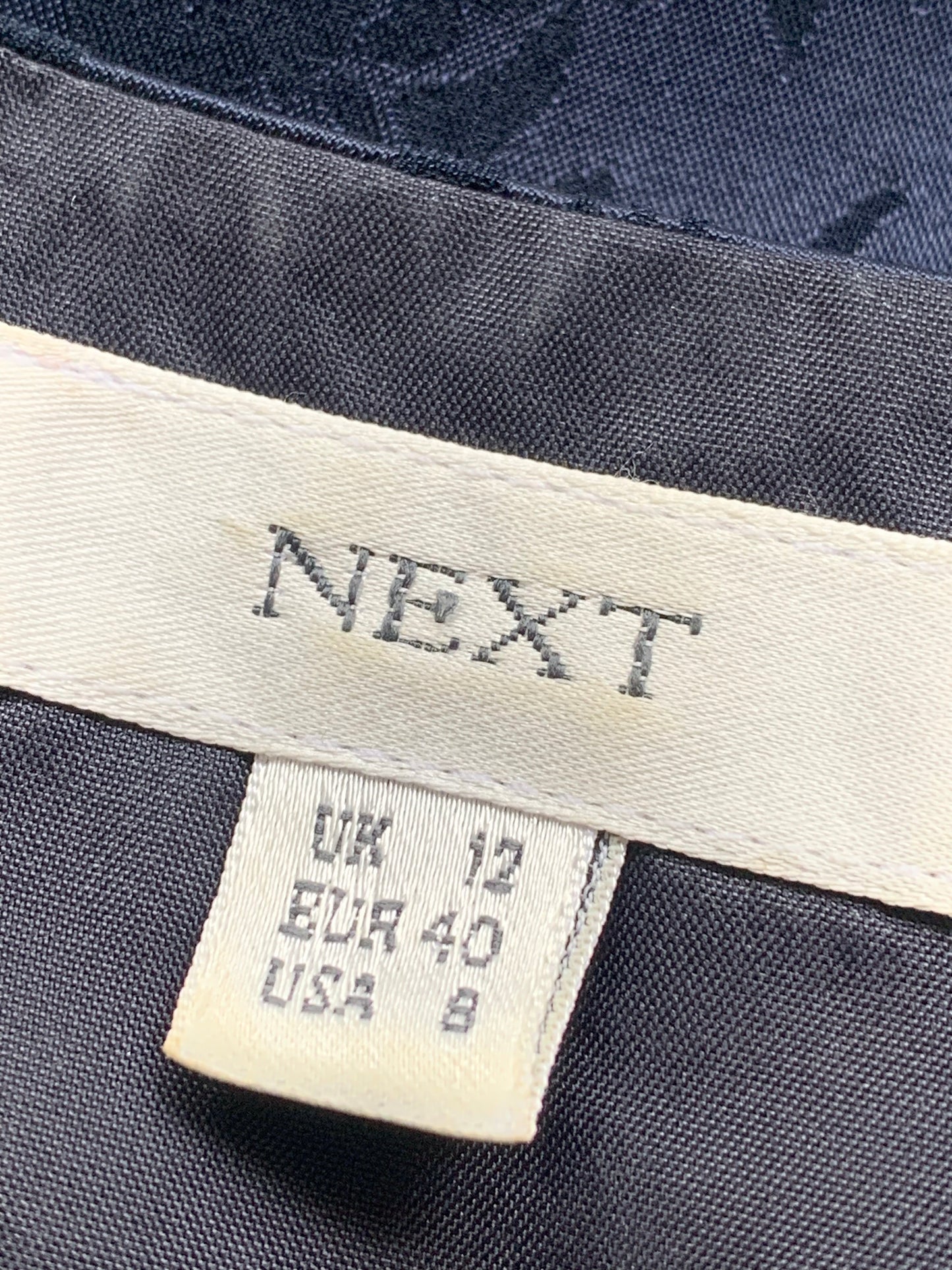 Next navy sleeveless top & skirt Size 8-10