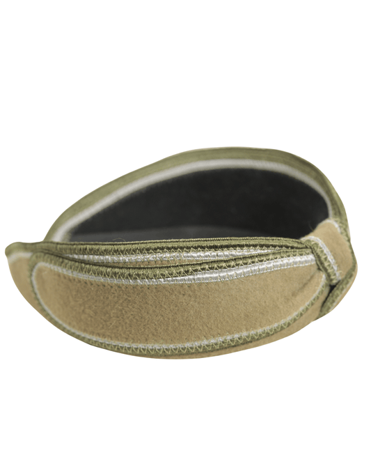 Jennifer Ouellette Olive Felt Knot Headband - KingsRoad1990