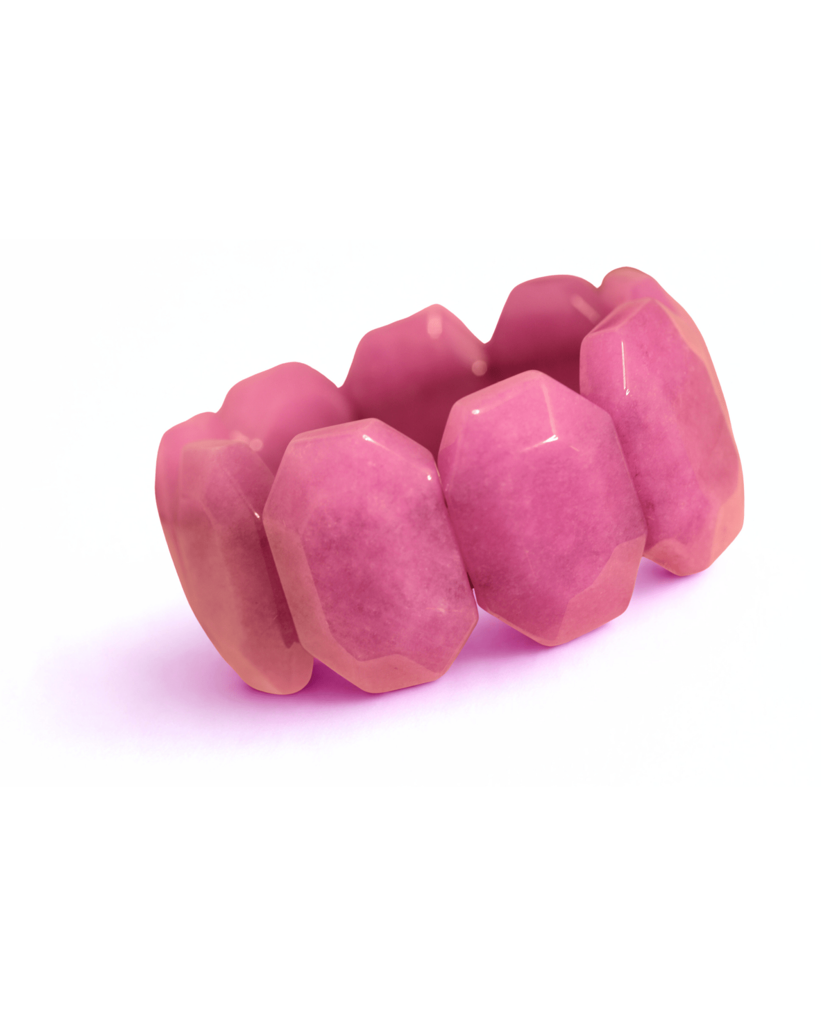 Lola Rose pink faceted stone bracelet - KingsRoad1990