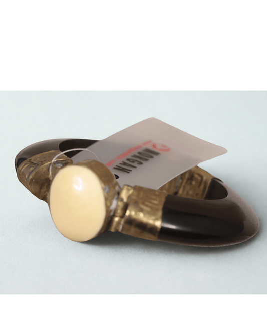 Morgan faux mounted ivory bangle new - KingsRoad1990