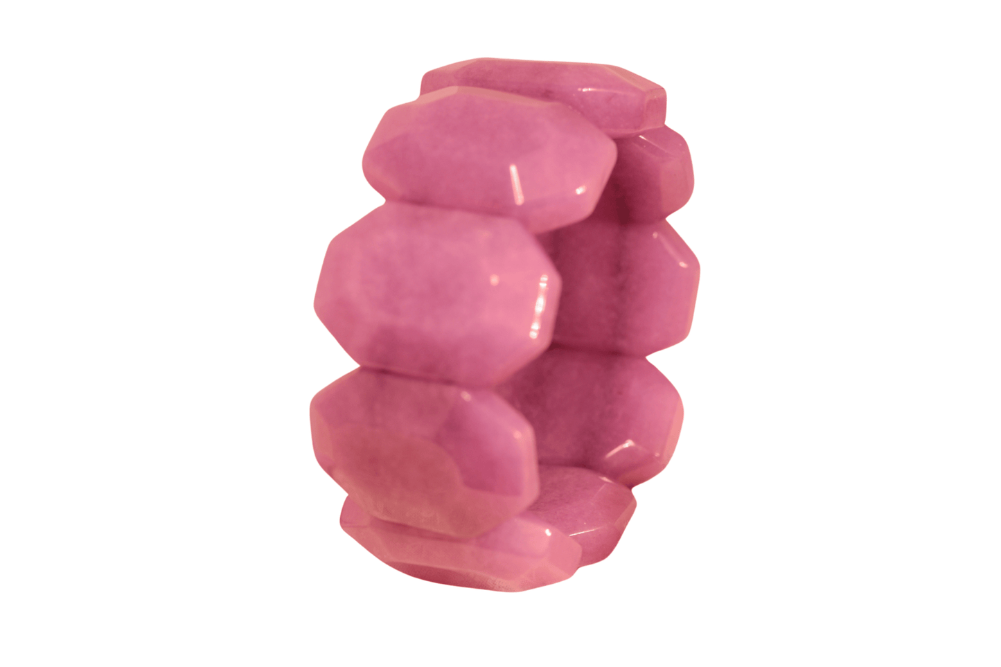 Lola Rose pink faceted stone bracelet - KingsRoad1990
