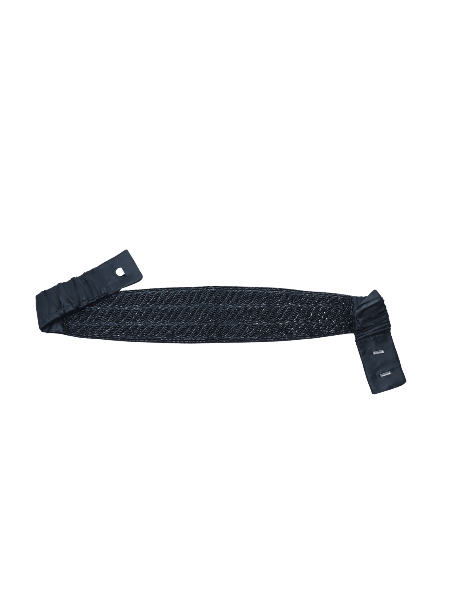 Next black satin beaded belt - KingsRoad1990