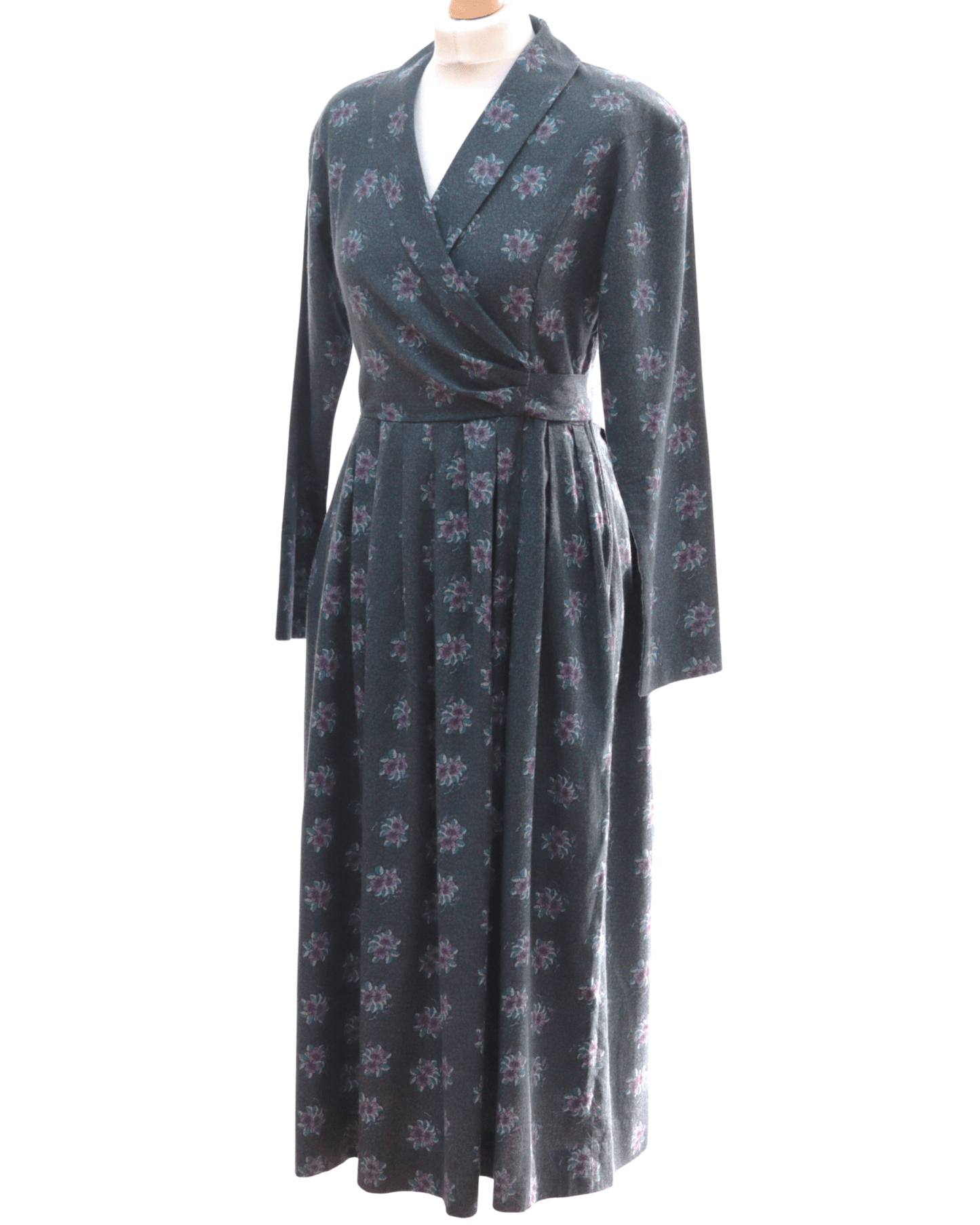 Laura Ashley blue floral dress Size 10 - KingsRoad1990