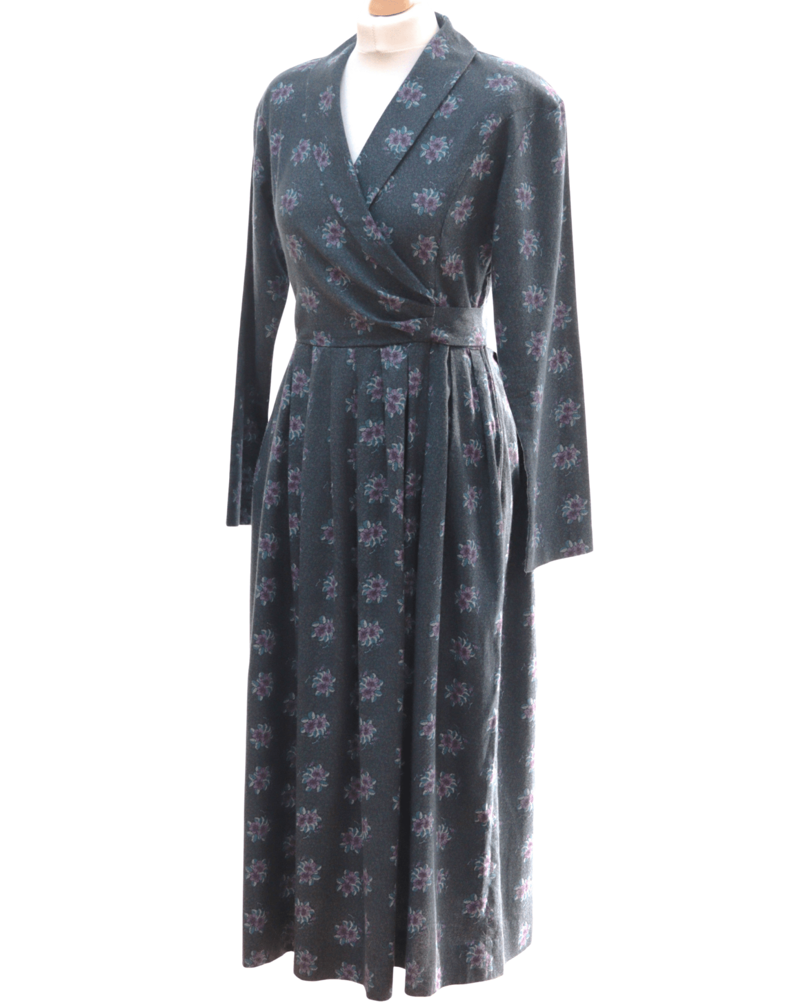 Laura Ashley blue floral dress Size 10 - KingsRoad1990
