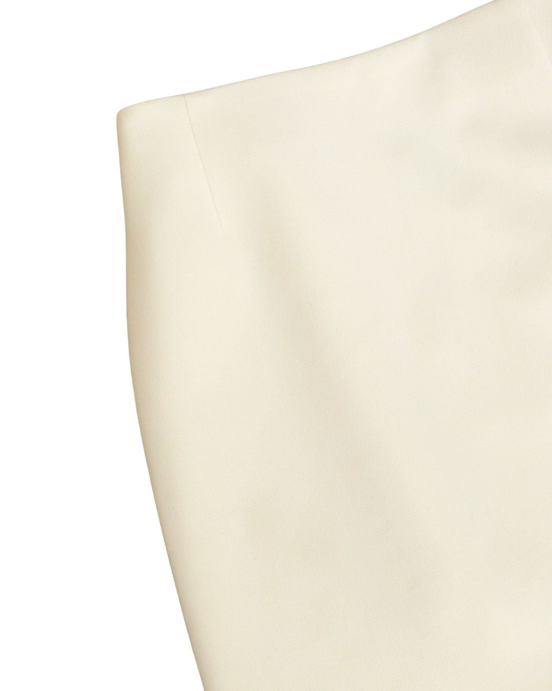 Naf Naf cream fringed hem skirt