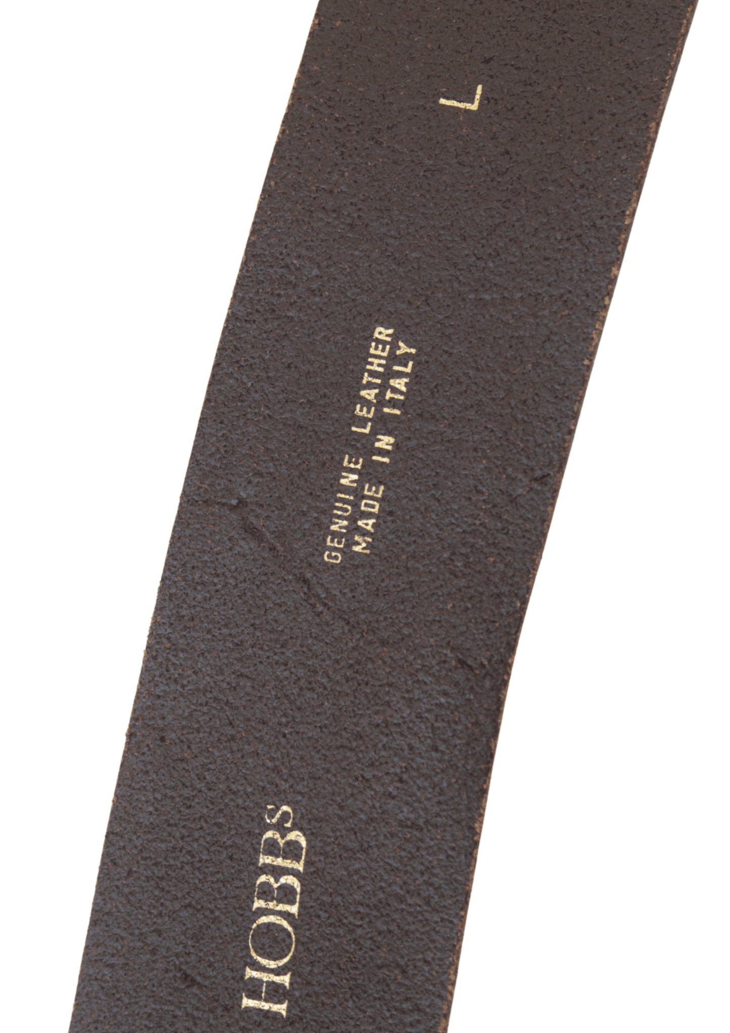 Hobbs chocolate brown Italian leather belt Size L - KingsRoad1990