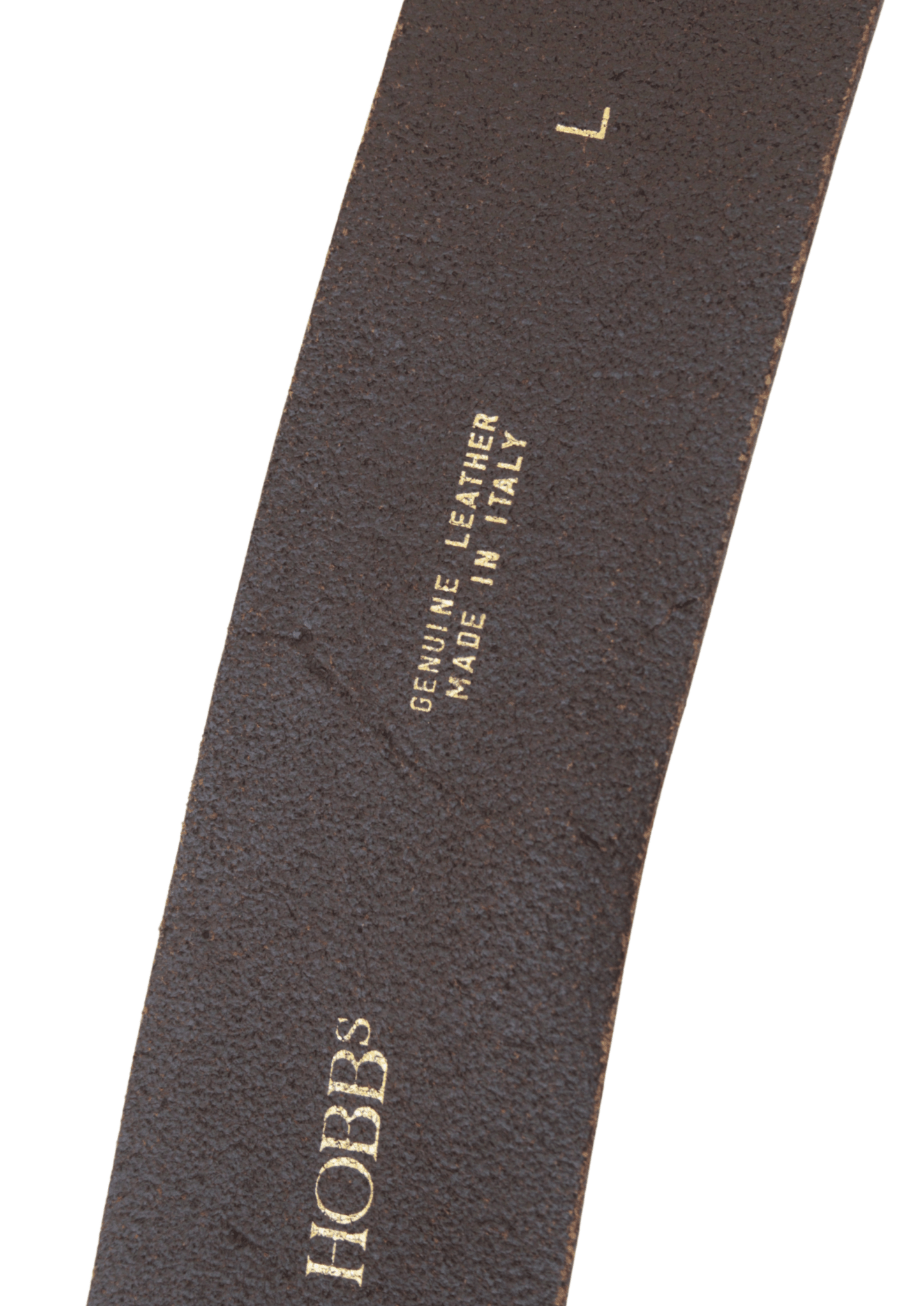 Hobbs chocolate brown Italian leather belt Size L - KingsRoad1990