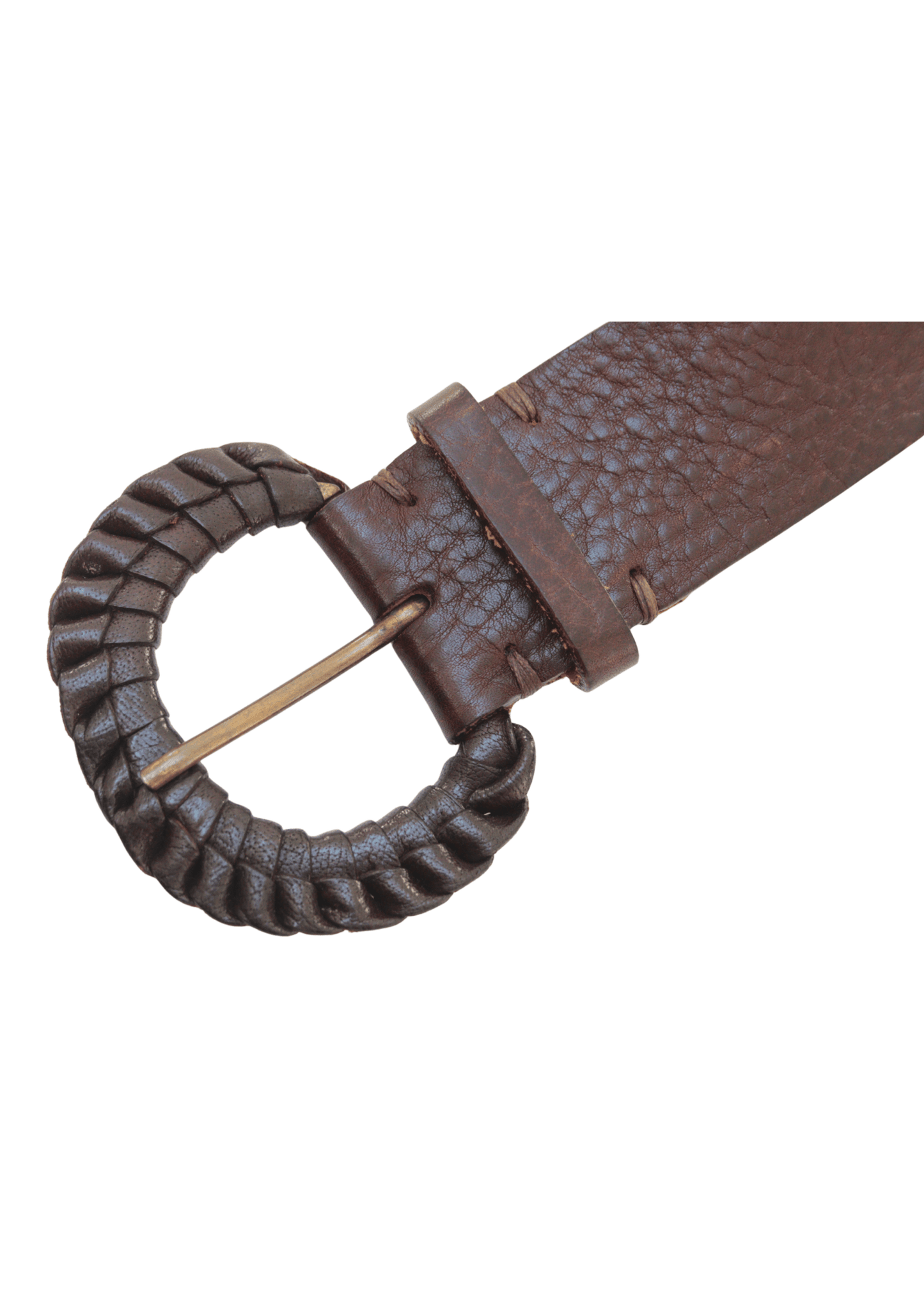 Hobbs chocolate brown Italian leather belt Size L - KingsRoad1990
