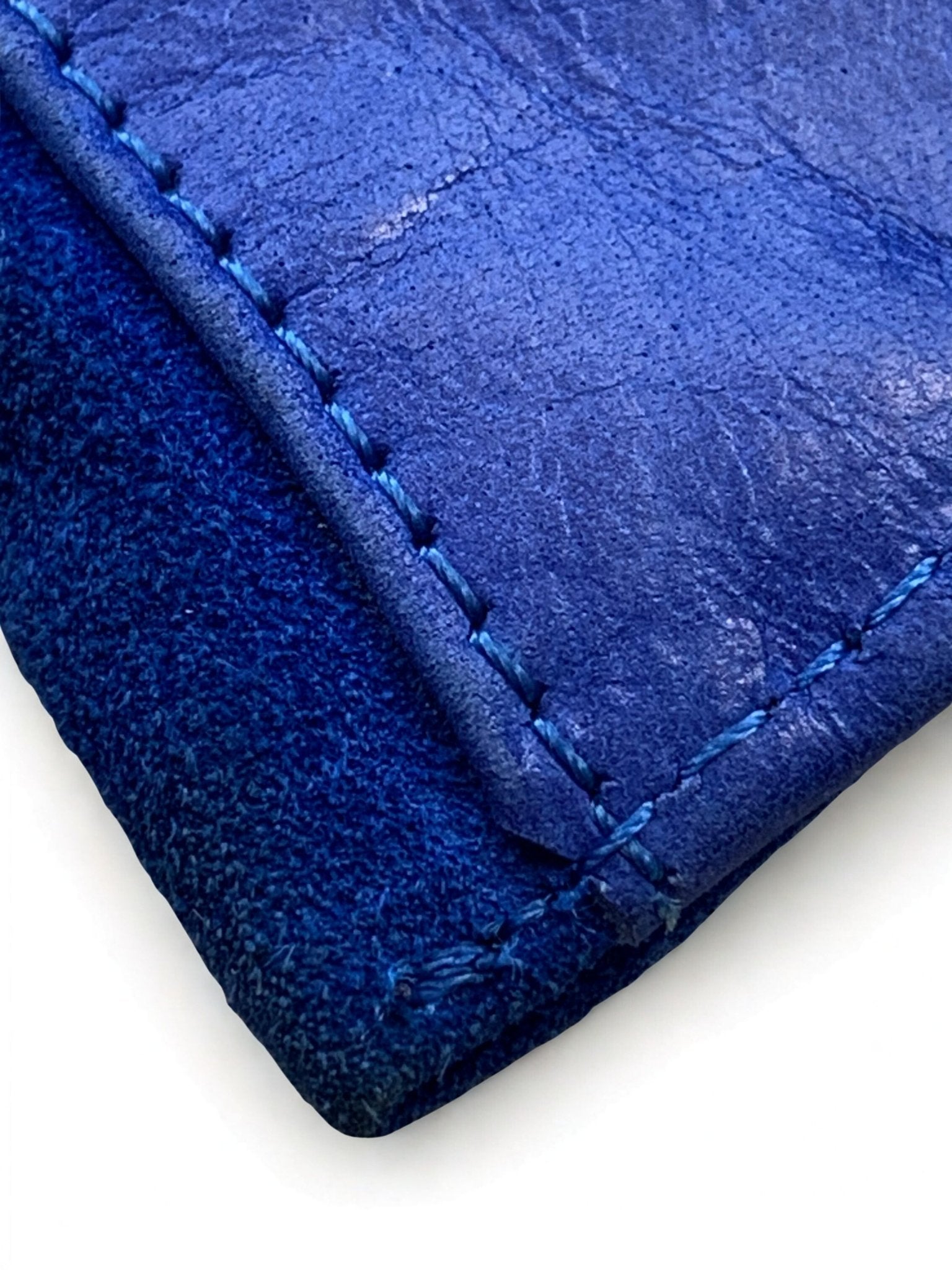 Oasis electric blue suede & leather bag with chain strap - KingsRoad1990