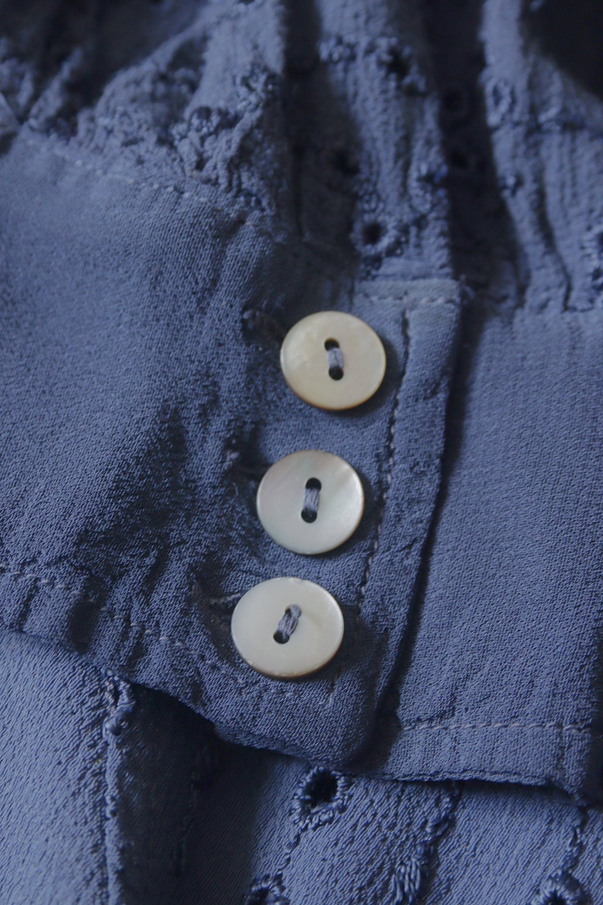 Ghost French navy viscose dress Size 8