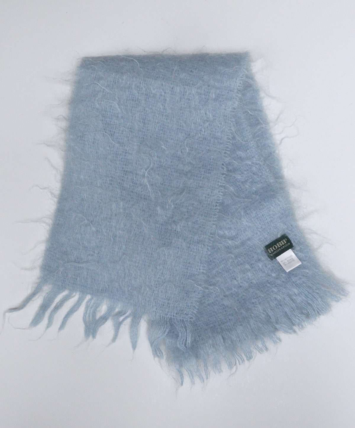 Hobbs Marilyn Anselm pale blue mohair scarf