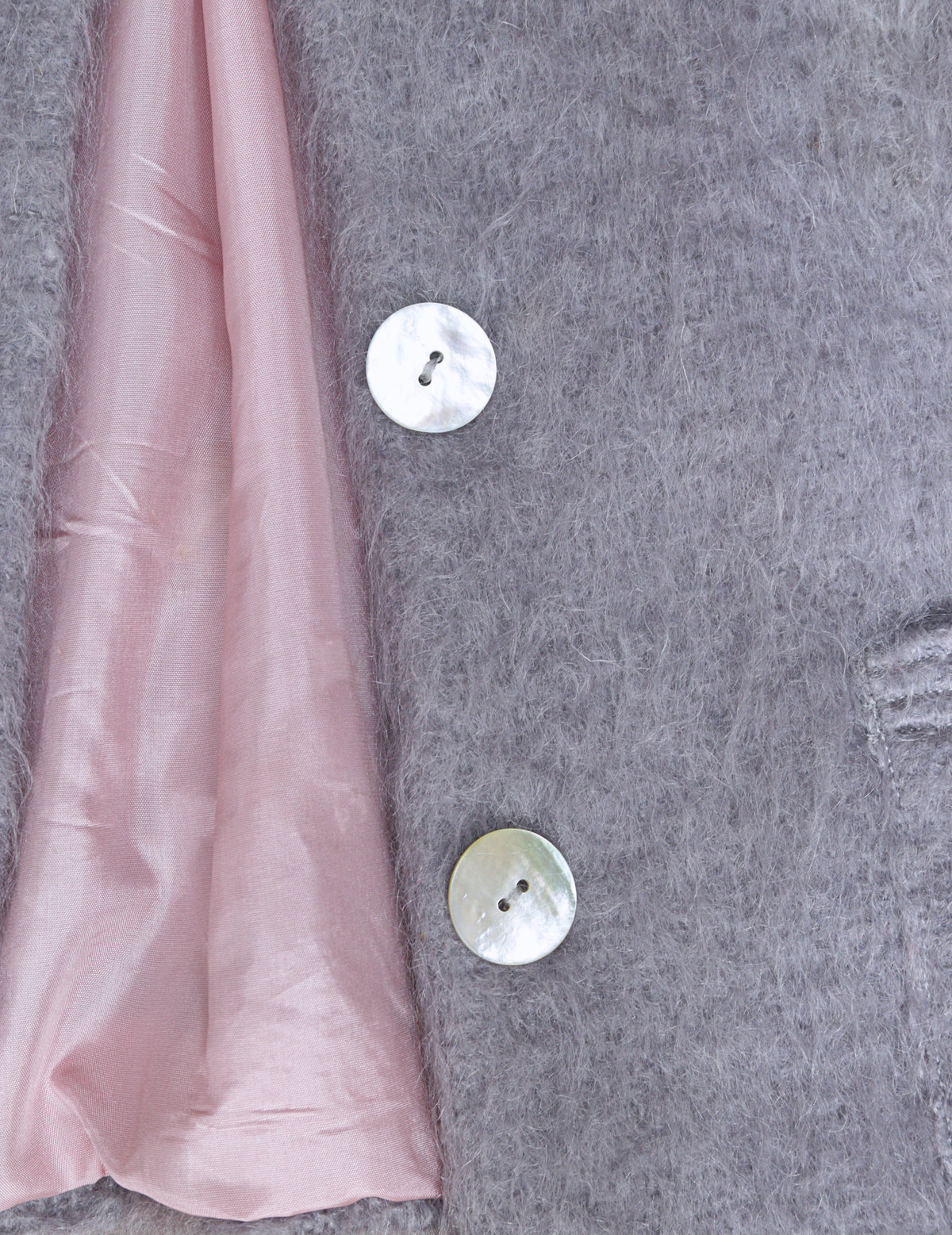 Patsy Seddon lilac-grey mohair jacket