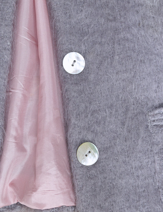 Patsy Seddon lilac-grey mohair jacket