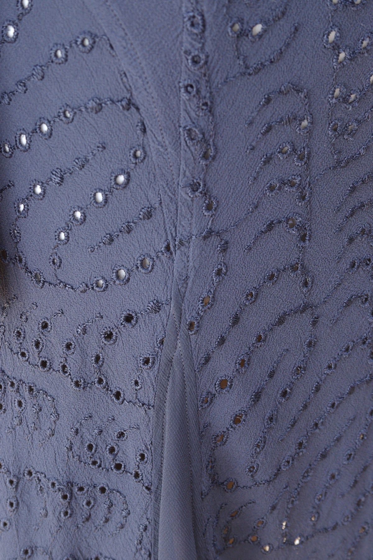 Ghost French navy viscose dress Size 8