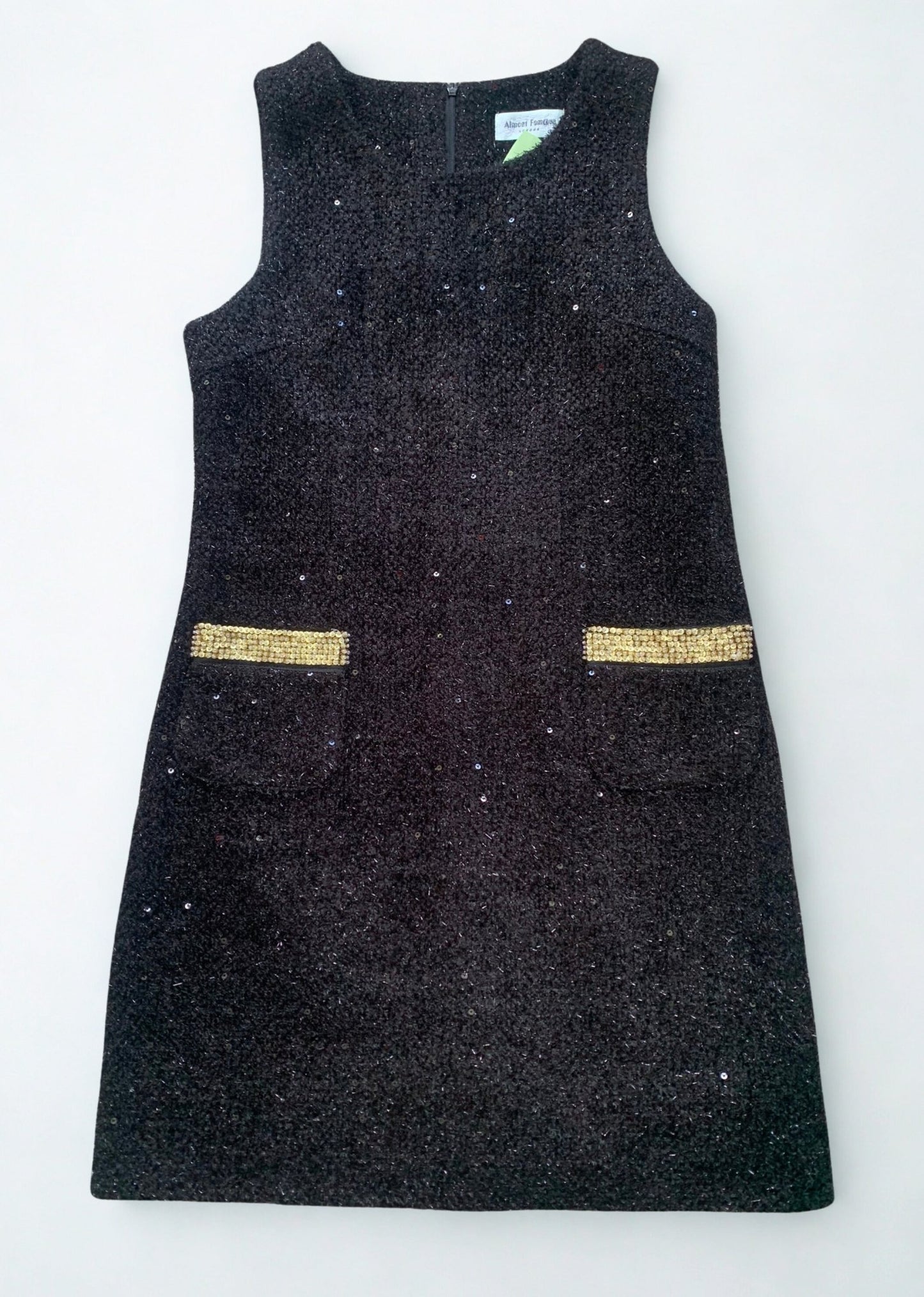Almost Famous glitter boucle sleeveless dress new Size 8 - KingsRoad1990