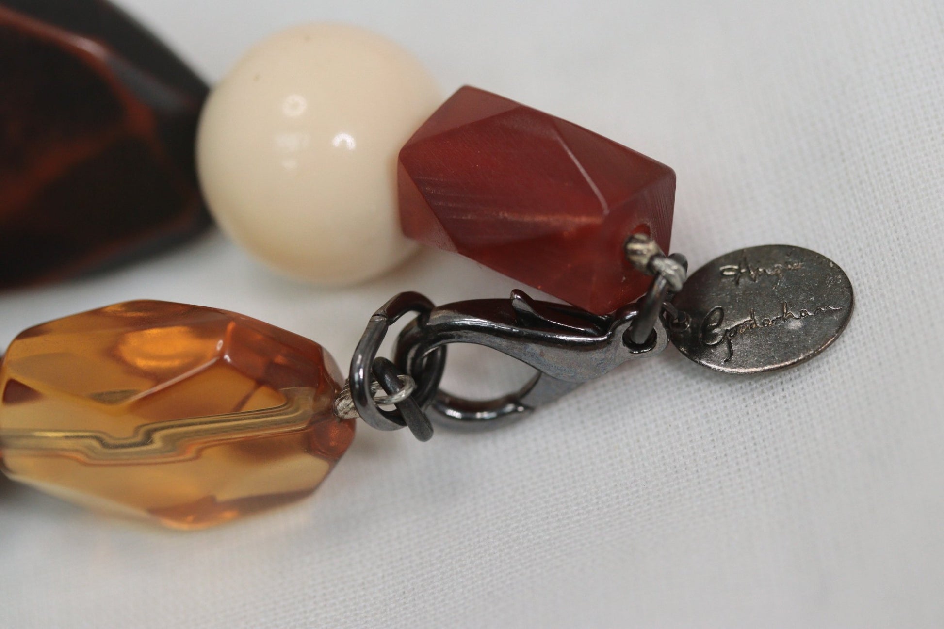 Angie Gooderham resin statement necklace - KingsRoad1990